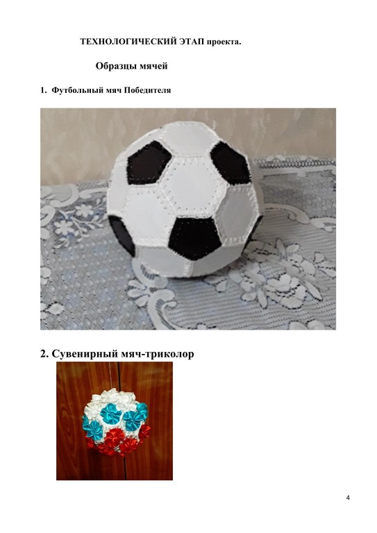 проект сувенирный футбольный мяч 4